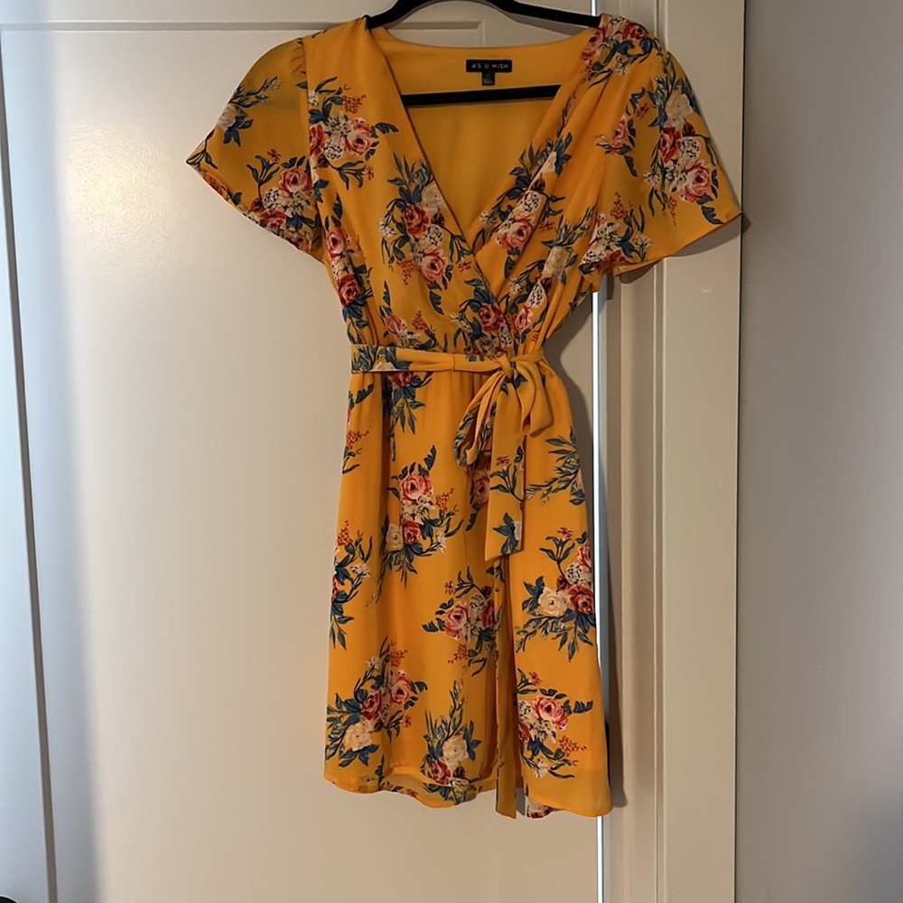 Dry Goods Yellow Floral Dress